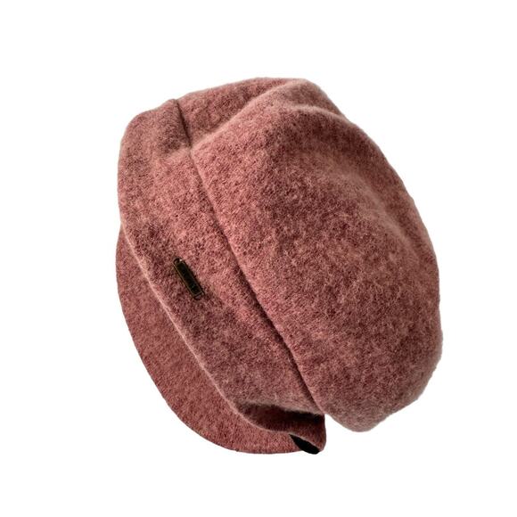 NWT Nine West Womens Wool Knit Newsboy Hat Mauve Pink One Size #MQ17 - Picture 3 of 10